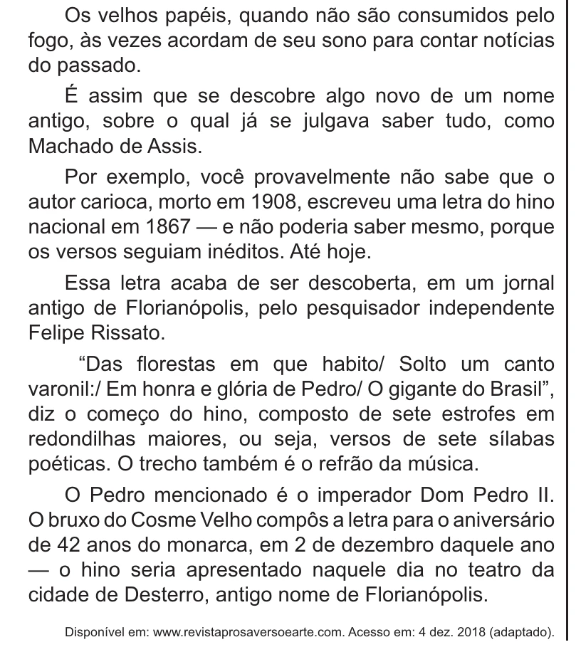 Enunciado original completo da questão 20 do ENEM 2021 - 1º Dia – Caderno 10 – Verde (Libras) – Aplicação Regular, página 10.
