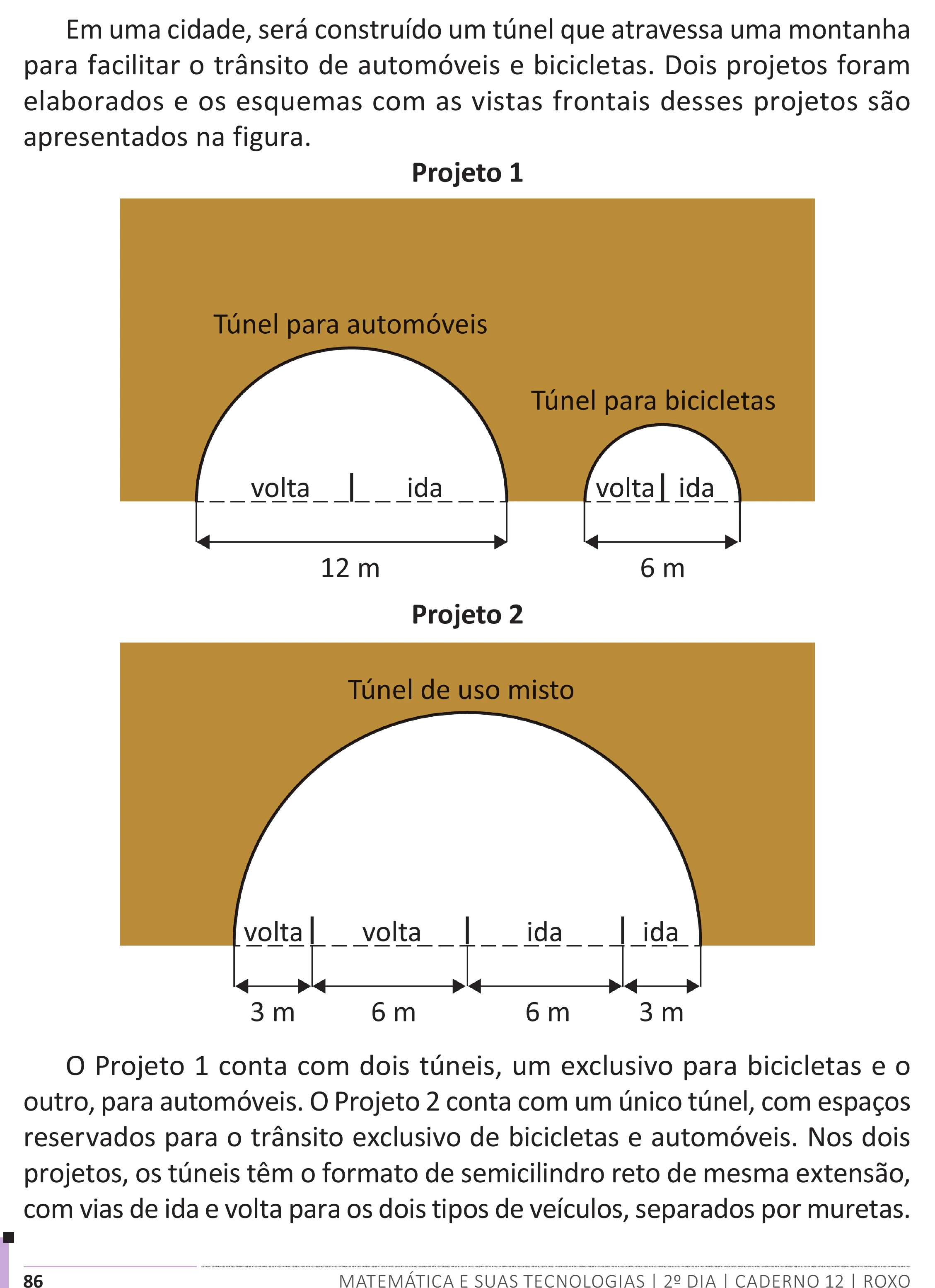 Enunciado original completo da questão 171 do ENEM 2025 - 2º Dia – Caderno 12 – Roxo (Libras) – Aplicação Regular - (Superampliada), página 86.