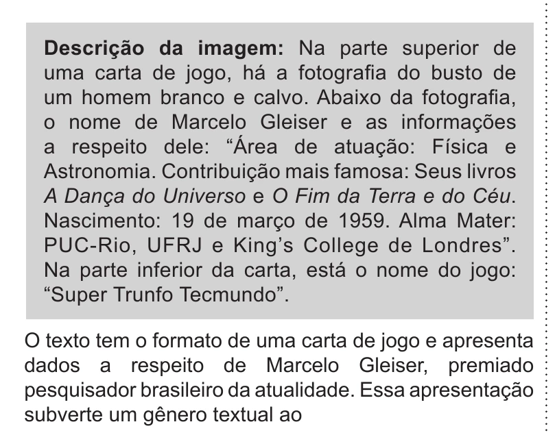 Enunciado original completo da questão 19 do ENEM 2019 - 1º Dia – Caderno 9 – Laranja (Braile e Ledor) – Aplicação Regular, página 10.