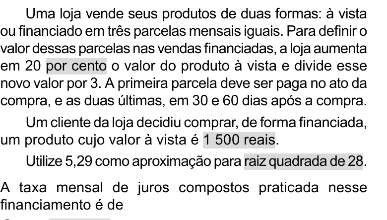 Enunciado original completo da questão 144 do ENEM 2023 - 2º Dia – Caderno 11 – Laranja (braile e ledor) – Aplicação Regular, página 20.