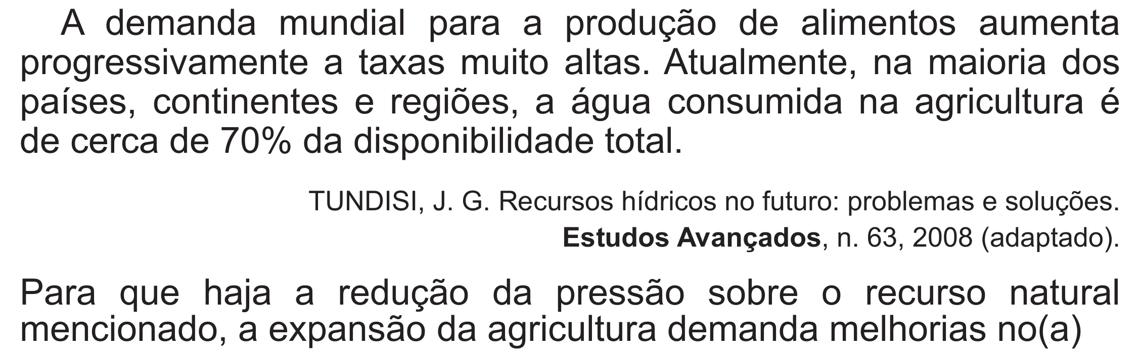 Enunciado original completo da questão 48 do ENEM 2020 - 1º Dia - Caderno 4 – Rosa (Superampliada) – Aplicação Regular, página 55.