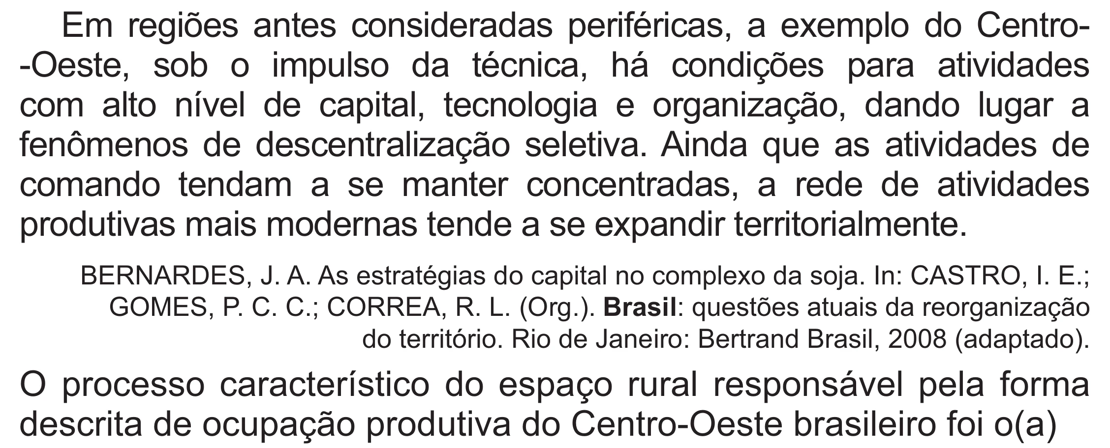 Enunciado original completo da questão 73 do ENEM 2021 - 1º Dia – Caderno 2 – Amarelo (Superampliada) – Reaplicação/PPL/Segunda Oportunidade, página 70.
