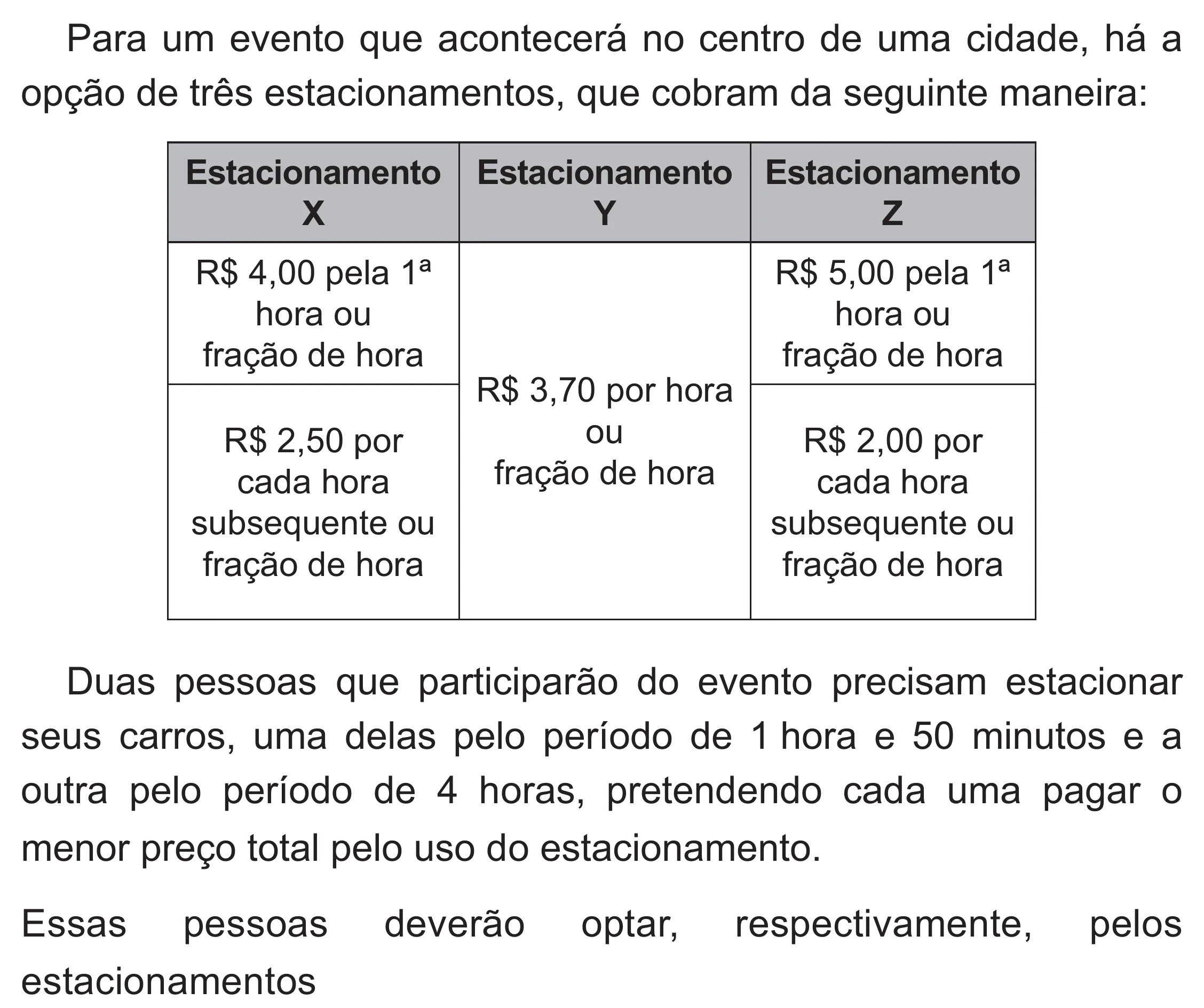Enunciado original completo da questão 164 do ENEM 2021 - 2º Dia – Caderno 5 – Amarelo (Superampliada) – Reaplicação/PPL/Segunda Oportunidade, página 65.