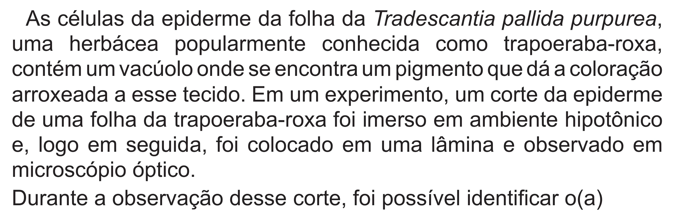 Enunciado original completo da questão 113 do ENEM 2022 - 2º Dia – Caderno 6 – Cinza (Superampliada) – Aplicação Regular, página 20.