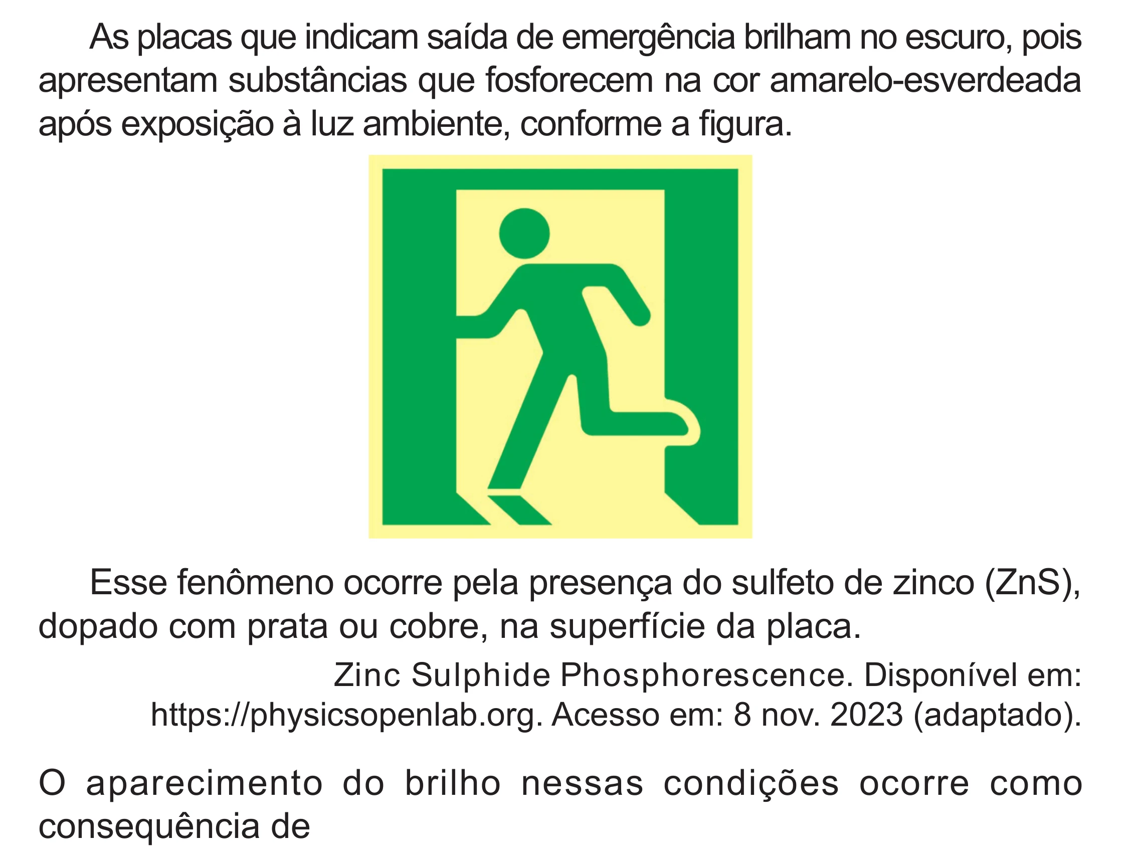 Enunciado original completo da questão 126 do ENEM 2024 - 2º Dia – Caderno 8 – Verde – Aplicação Regular - (Superampliada), página 41.
