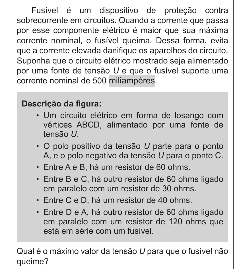 Enunciado original completo da questão 111 do ENEM 2017 - 2º Dia - Caderno 11 – Laranja (Braile e ledor) – Aplicação regular, página 8.