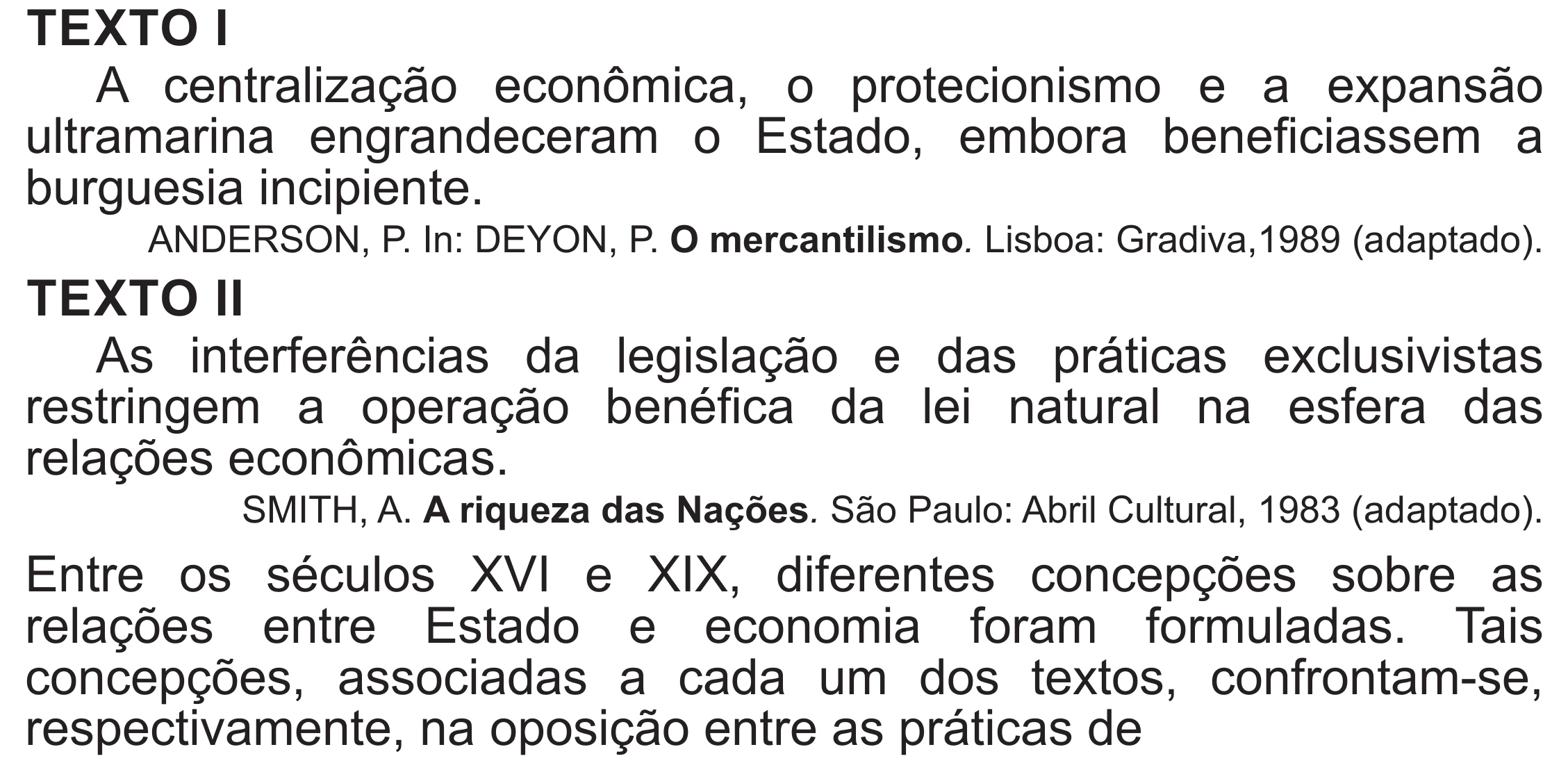 Enunciado original completo da questão 58 do ENEM 2019 - 1º Dia – Caderno 2 – Amarelo (Superampliada) – Aplicação Regular, página 60.