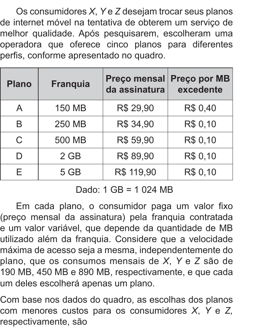 Enunciado original completo da questão 174 do ENEM 2017 - 2º Dia - Caderno 5 - Amarelo – Reaplicação/PPL, página 28.