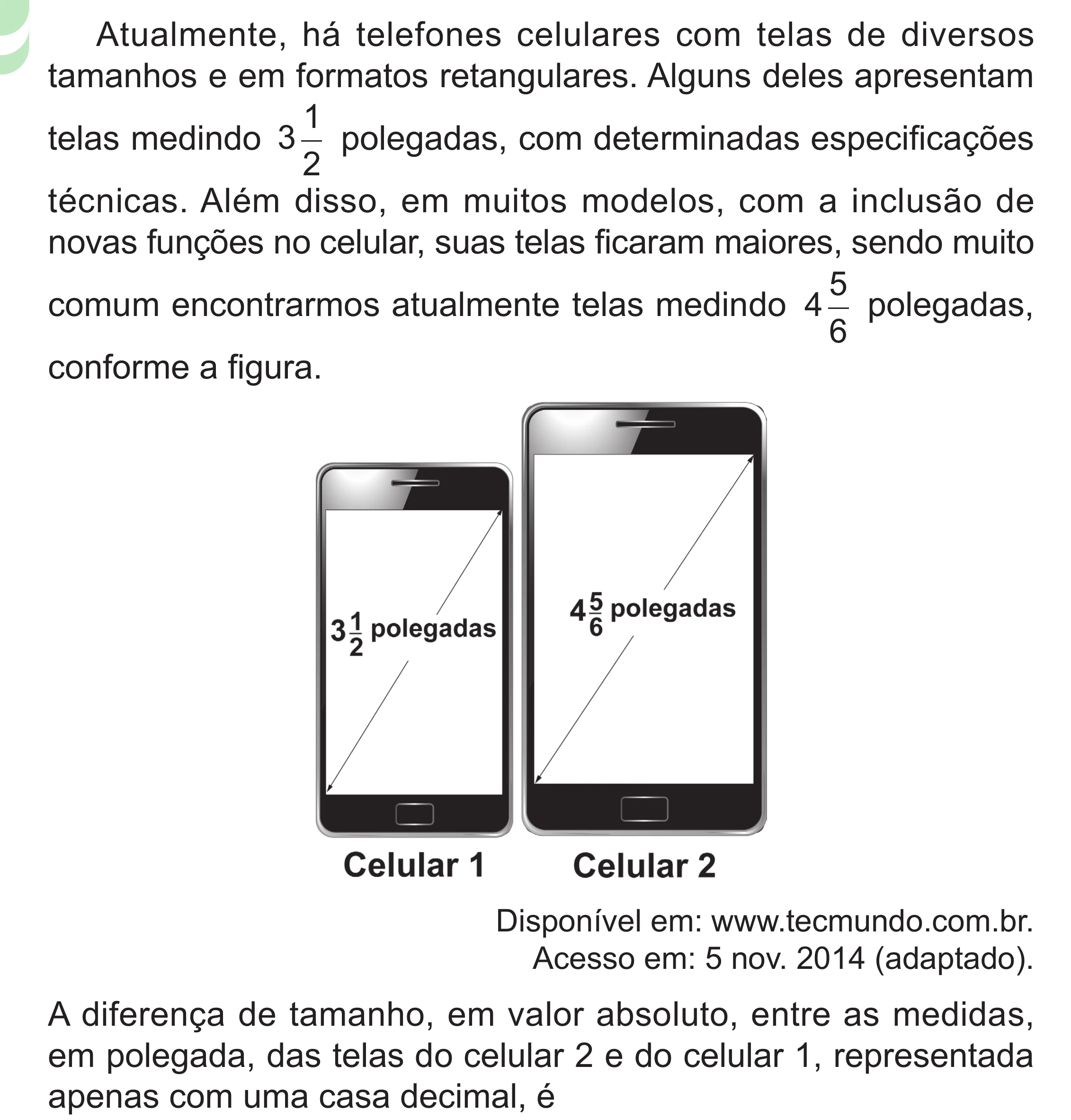 Enunciado original completo da questão 176 do ENEM 2024 - 2º Dia – Caderno 8 – Verde – Aplicação Regular - (Superampliada), página 90.