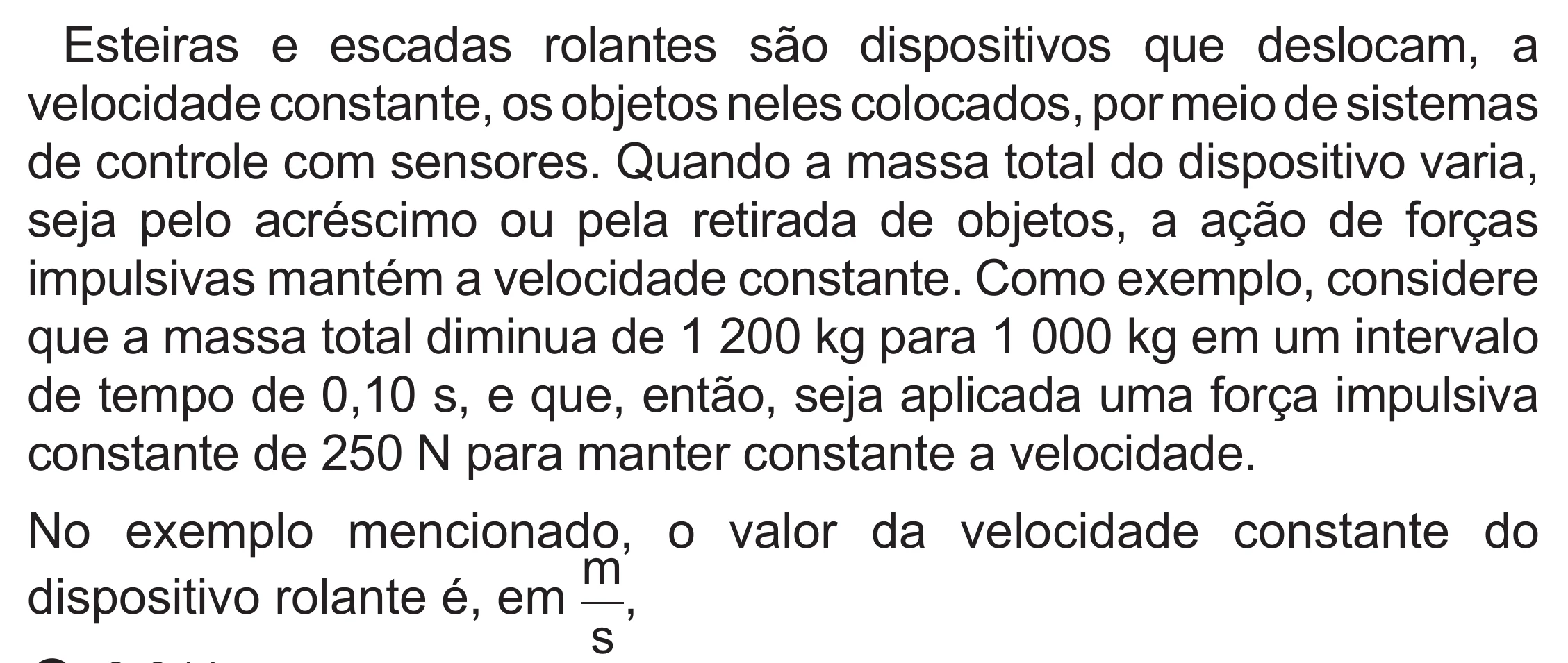 Enunciado original completo da questão 104 do ENEM 2022 - 2º Dia – Caderno 6 – Cinza (Superampliada) – Reaplicação/PPL, página 12.