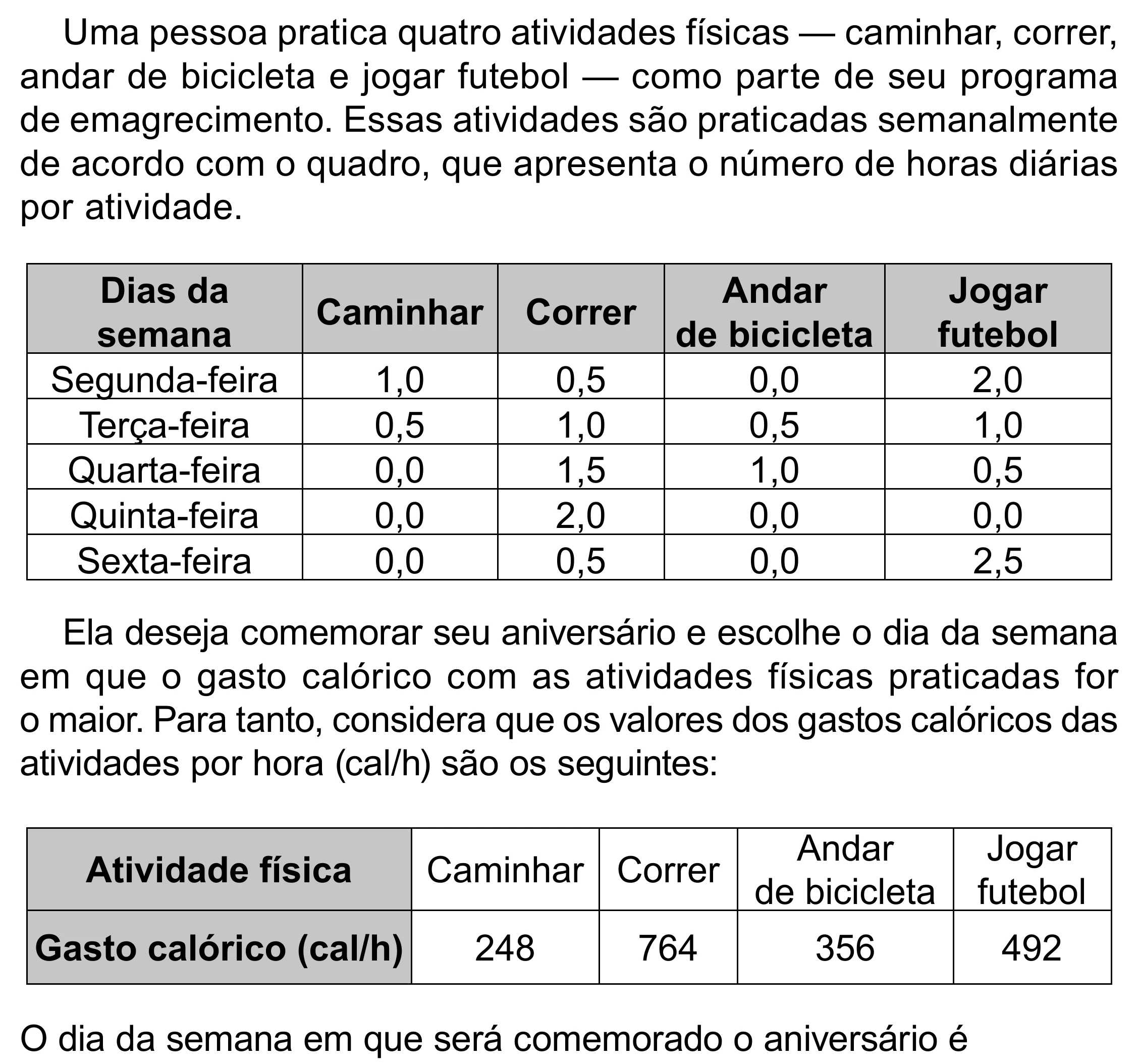 Enunciado original completo da questão 173 do ENEM 2023 - 2º Dia – Caderno 12 – Verde (Libras) – Aplicação Regular - (Superampliada), página 86.