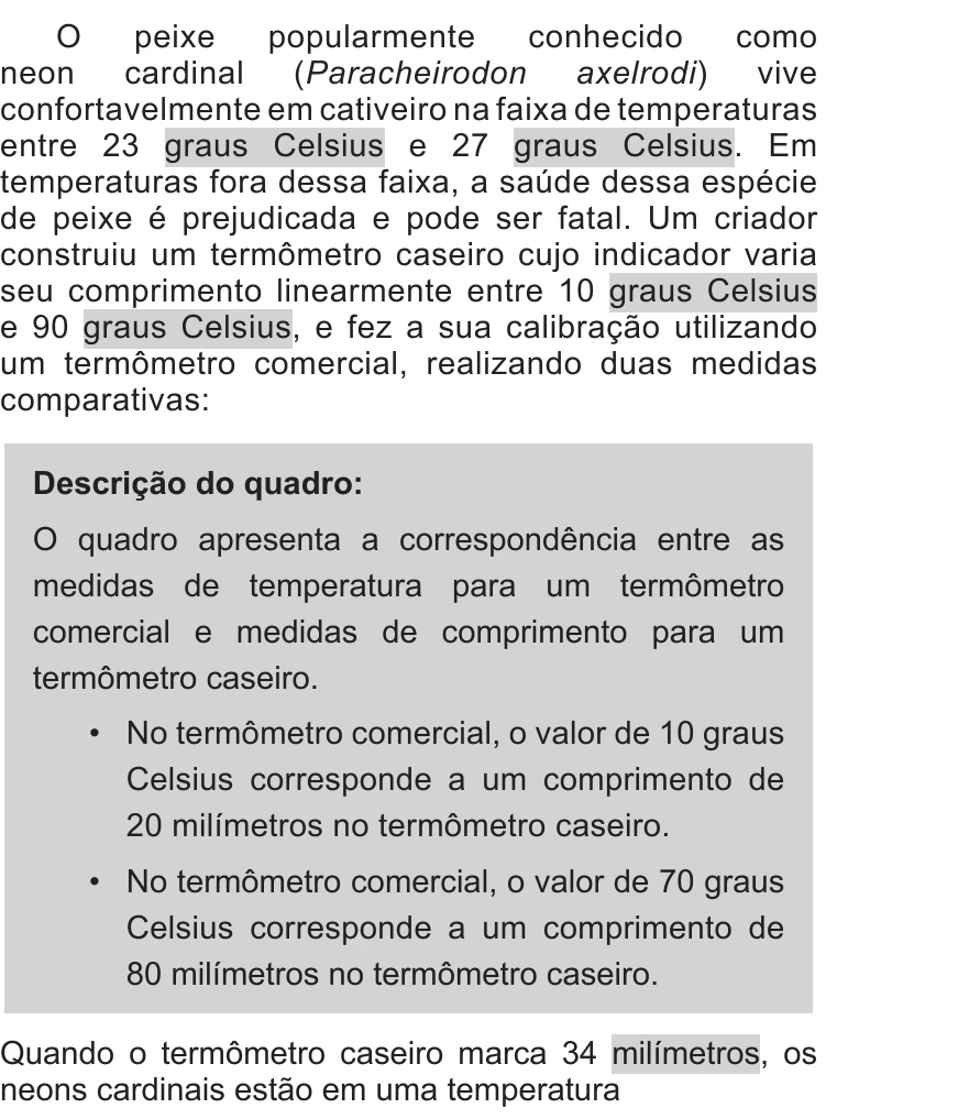 Enunciado original completo da questão 86 do ENEM 2016 - 1º Dia - Caderno 3 - Branco – Aplicação regular - Ledor, página 29.