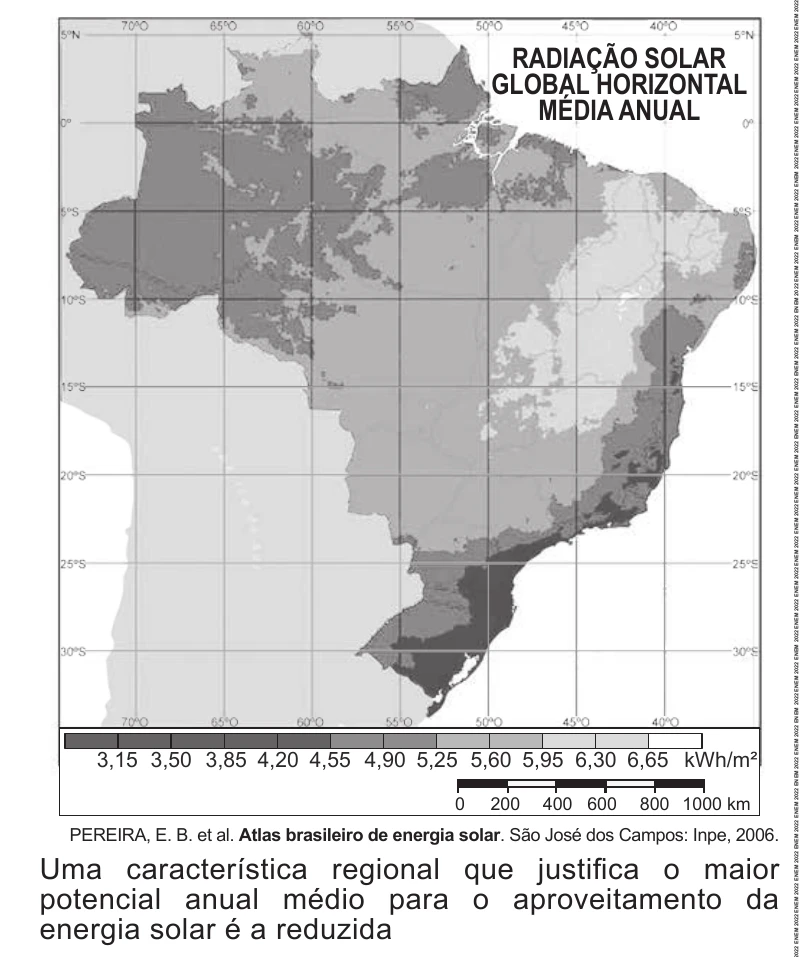 Enunciado original completo da questão 59 do ENEM 2022 - 1º Dia – Caderno 3 – Branco – Aplicação Regular, página 24.