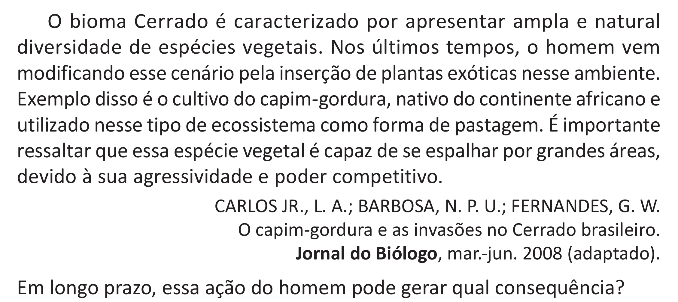Enunciado original completo da questão 100 do ENEM 2025 - 2º Dia – Caderno 11 – Laranja (Braile e ledor) – Aplicação Regular - (Superampliada), página 11.