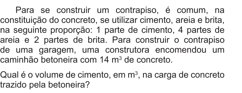 Enunciado original completo da questão 155 do ENEM 2013 - 2º Dia - Caderno 6 - Cinza – Aplicação regular, página 24.