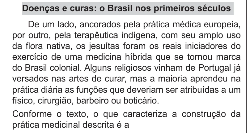 Enunciado original completo da questão 61 do ENEM 2021 - 1º Dia – Caderno 9 – Laranja (Braile e ledor) – Aplicação Regular, página 28.