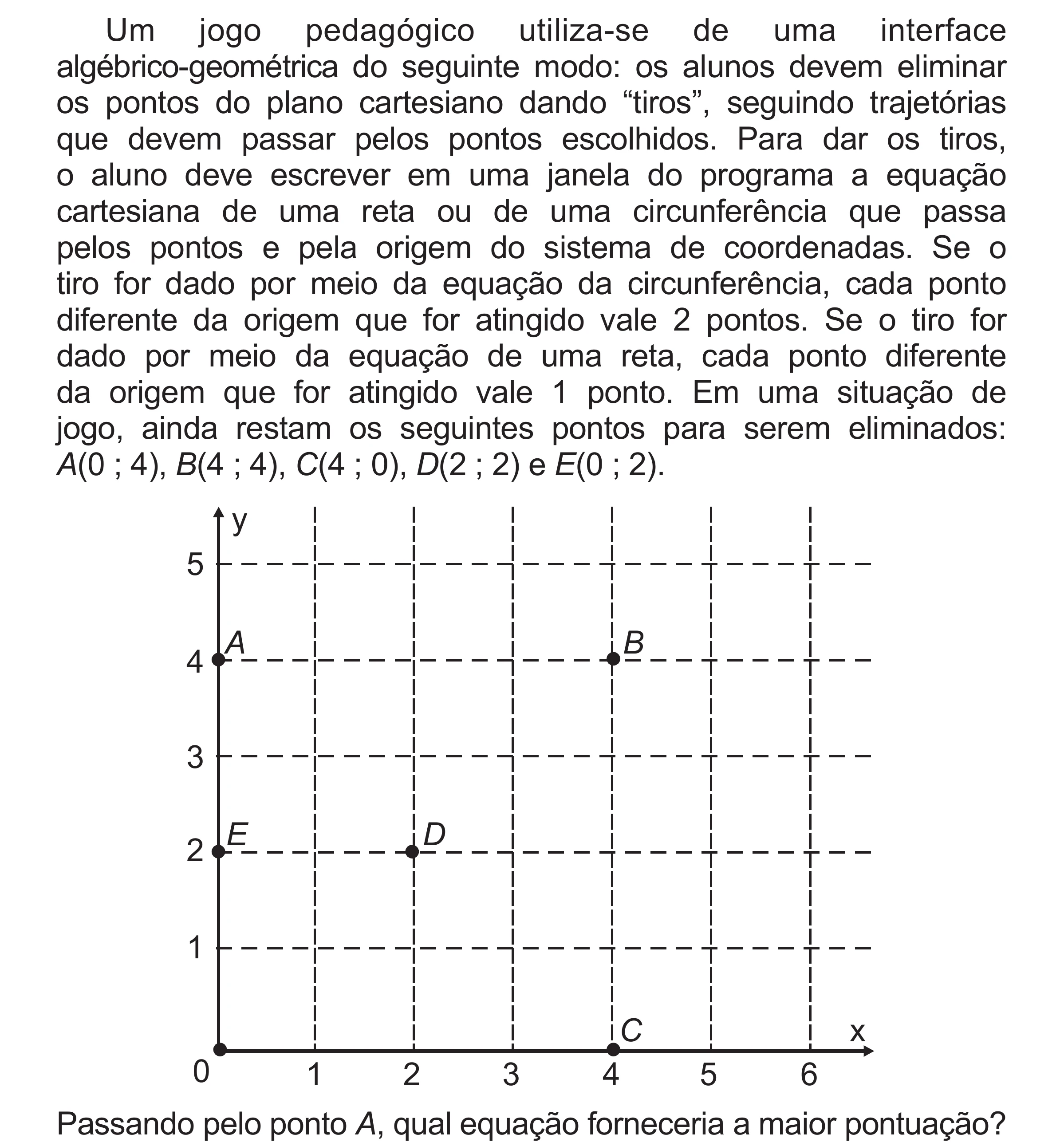 Enunciado original completo da questão 166 do ENEM 2018 - 2º Dia - Caderno 5 – Amarelo (Superampliada) – Aplicação regular, página 66.