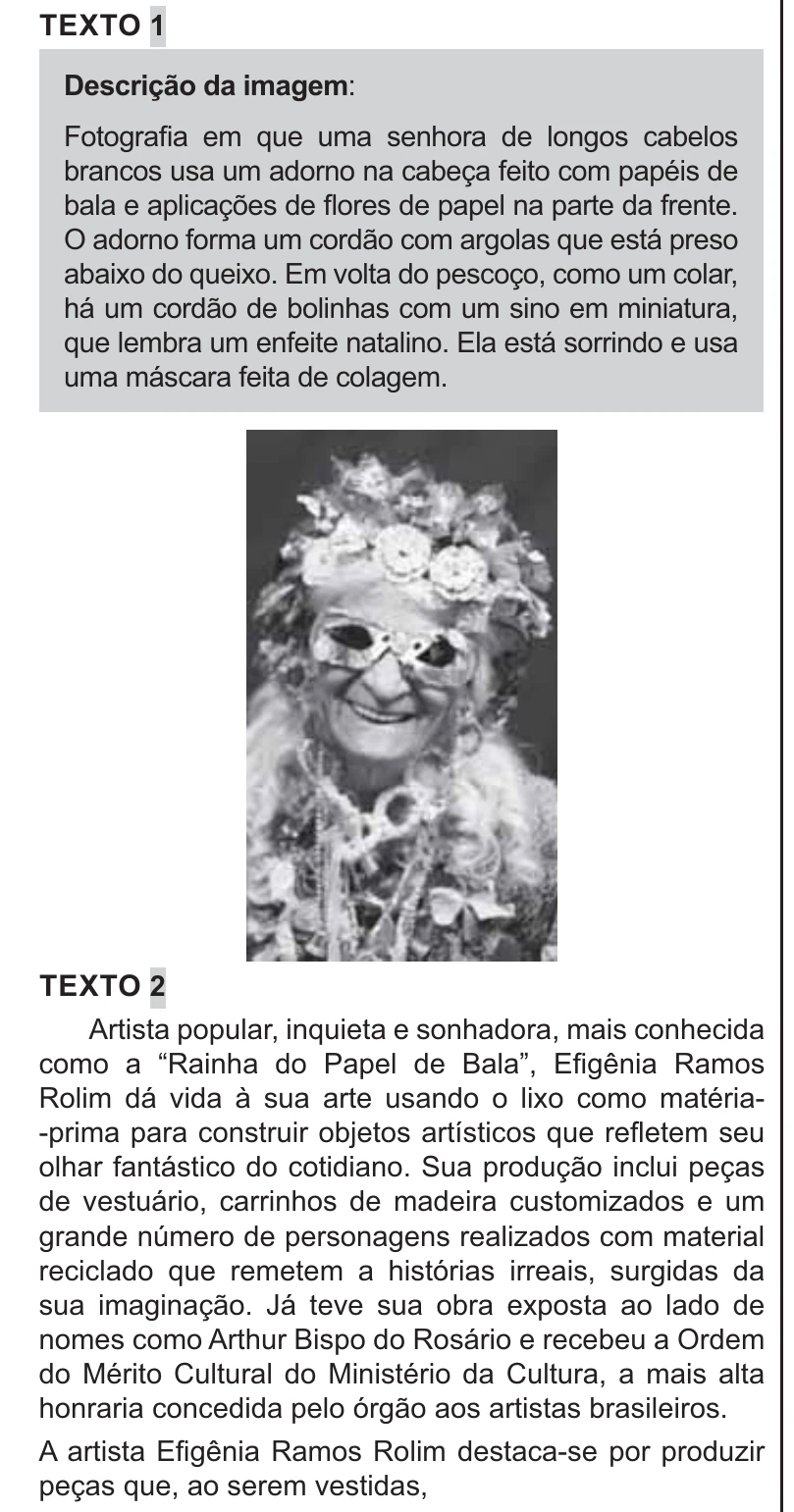 Enunciado original completo da questão 22 do ENEM 2021 - 1º Dia – Caderno 9 – Laranja (braile e ledor) – Reaplicação/PPL/Segunda Oportunidade, página 12.
