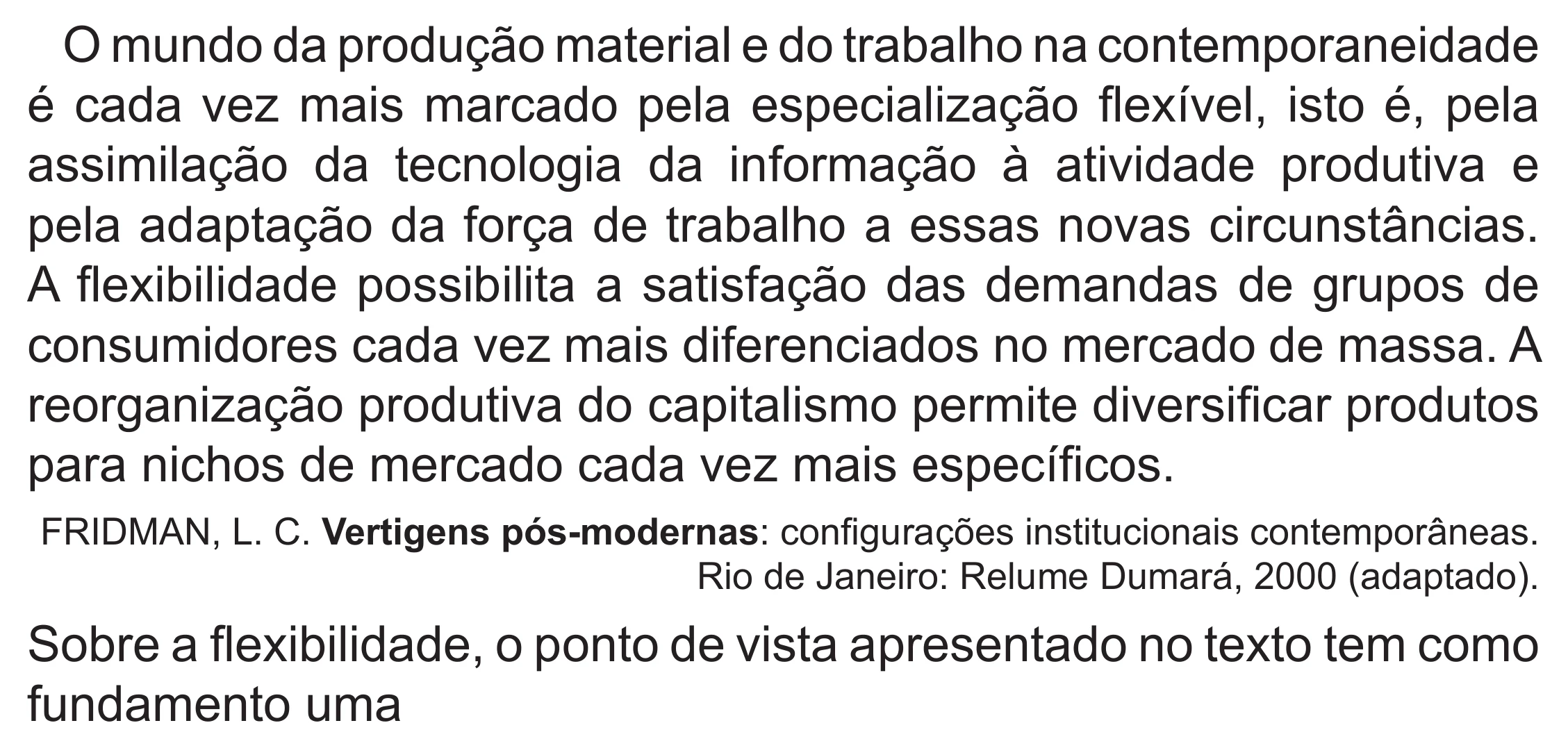 Enunciado original completo da questão 89 do ENEM 2022 - 1º Dia – Caderno 3 – Branco (Superampliada) – Reaplicação/PPL, página 78.