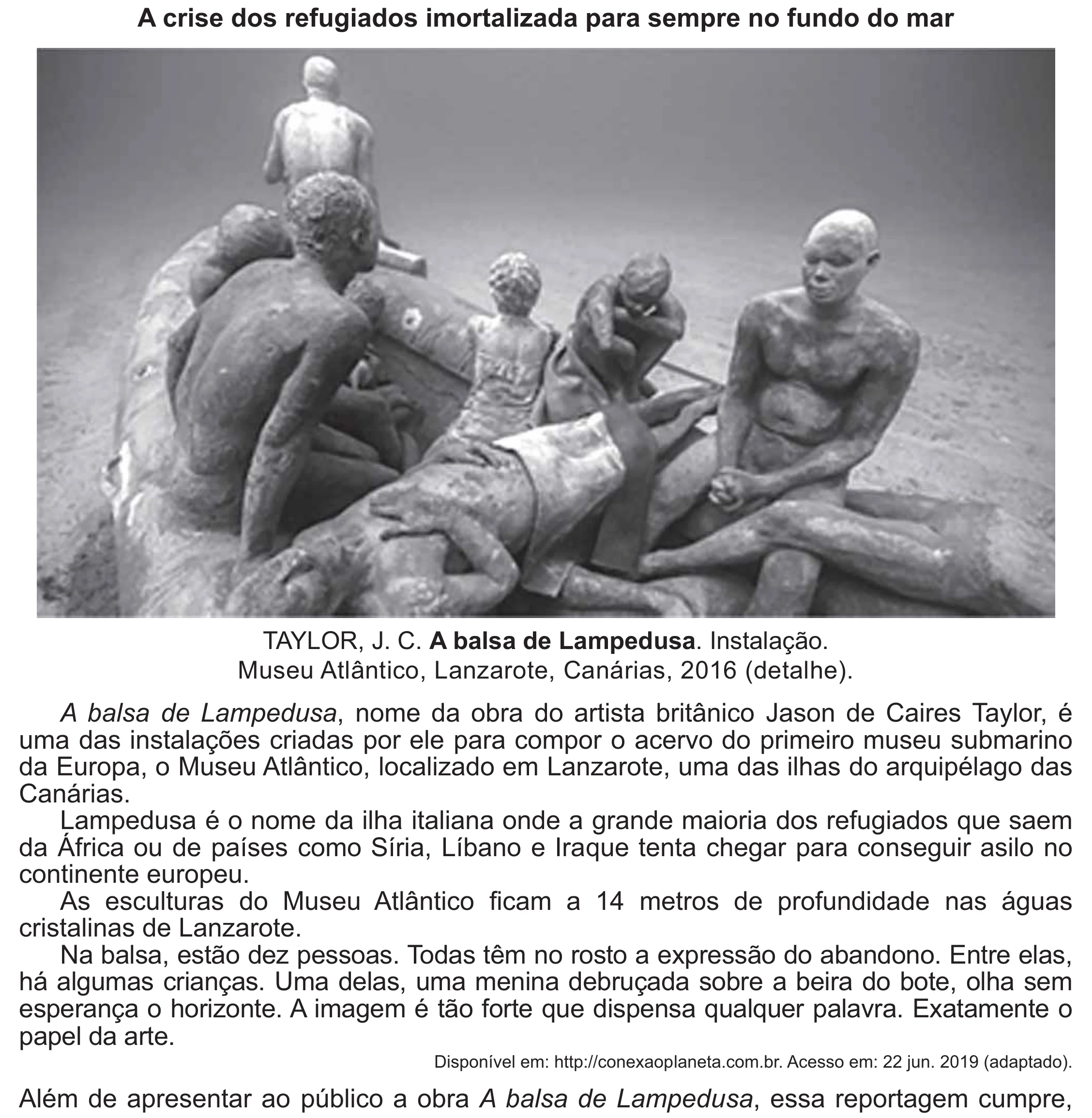 Enunciado original completo da questão 30 do ENEM 2021 - 1º Dia – Caderno 2 – Amarelo (Ampliada) – Aplicação Regular, página 27.
