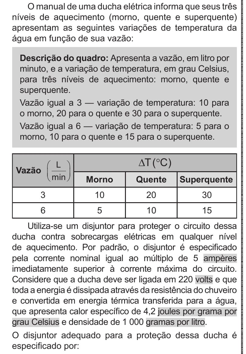 Enunciado original completo da questão 108 do ENEM 2022 - 2º Dia – Caderno 11 – Laranja (braile e ledor) – Aplicação Regular, página 8.