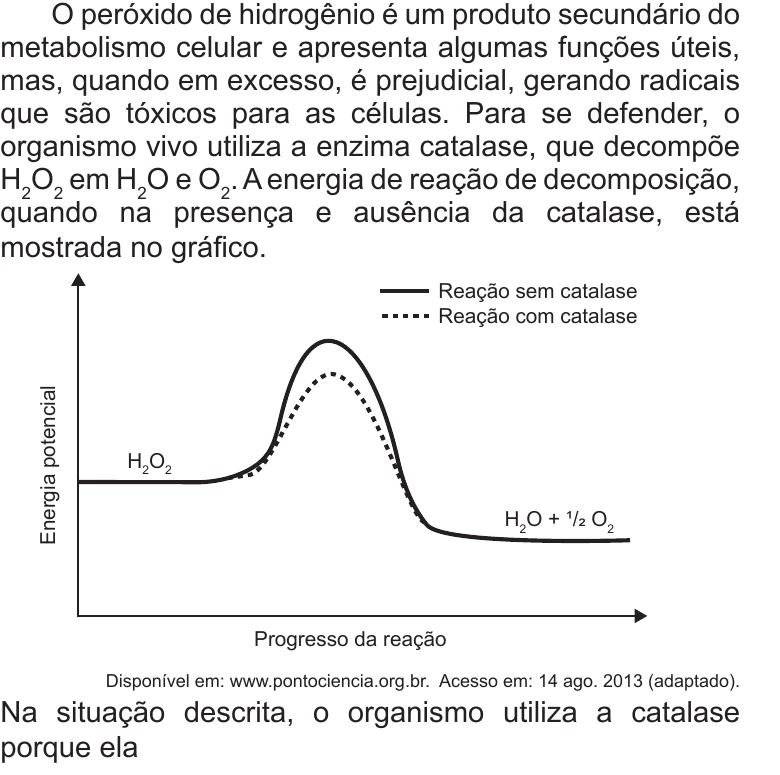 Enunciado original completo da questão 111 do ENEM 2020 - 2º Dia – Caderno 7 – Azul – Reaplicação/PPL, página 7.