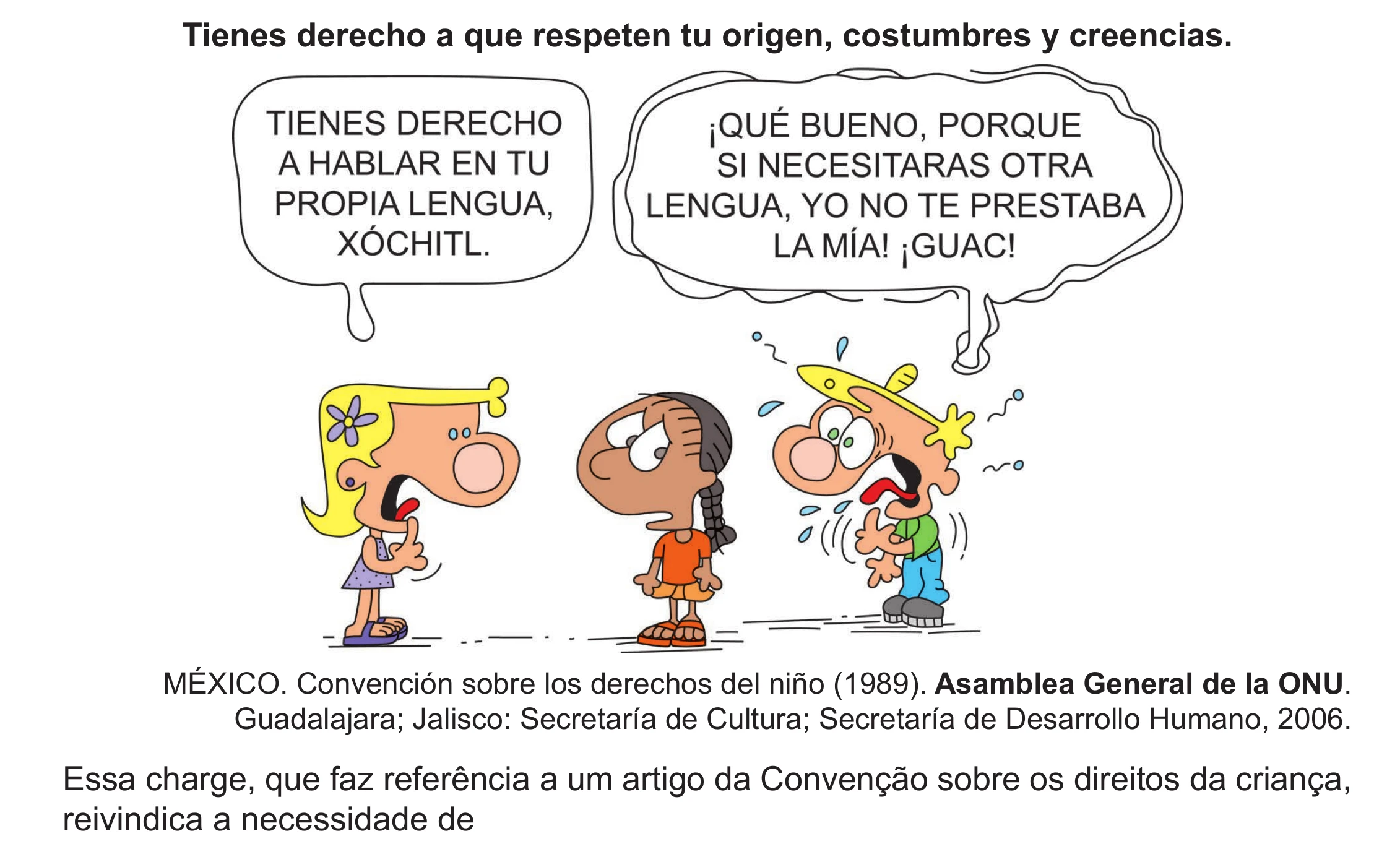 Enunciado original completo da questão 1 (espanhol) do ENEM 2024 - 1º Dia – Caderno 4 – Verde (Ampliada) – Reaplicação/PPL, página 6.