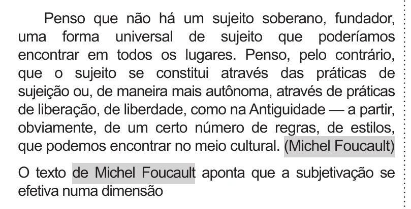 Enunciado original completo da questão 84 do ENEM 2019 - 1º Dia – Caderno 9 – Laranja (Braile e Ledor) – Aplicação Regular, página 30.