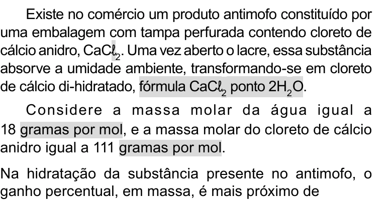 Enunciado original completo da questão 135 do ENEM 2023 - 2º Dia – Caderno 11 – Laranja (braile e ledor) – Aplicação Regular, página 16.