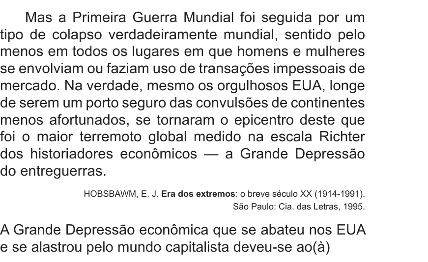 Enunciado original completo da questão 70 do ENEM 2017 - 1º Dia - Caderno 1 - Azul – Reaplicação/PPL, página 25.