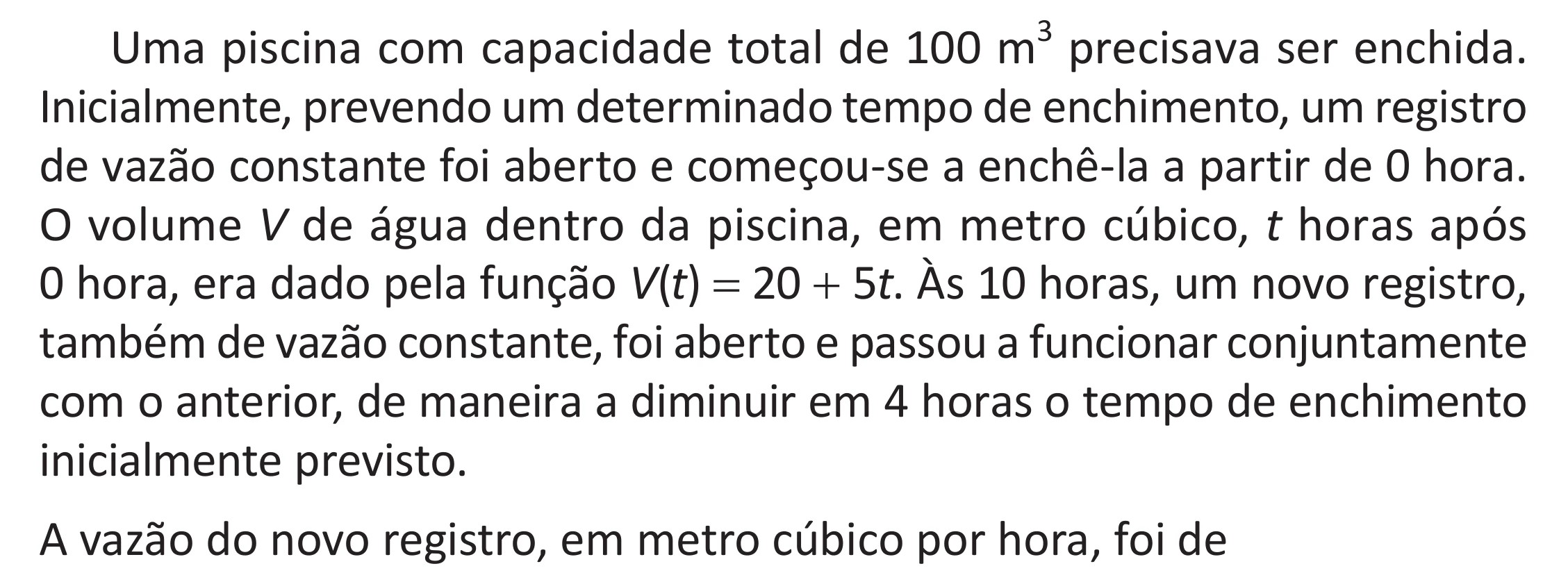 Enunciado original completo da questão 171 do ENEM 2025 - 2º Dia – Caderno 11 – Laranja (Braile e ledor) – Aplicação Regular - (Superampliada) - Belém, Ananindeua e Marituba, página 85.
