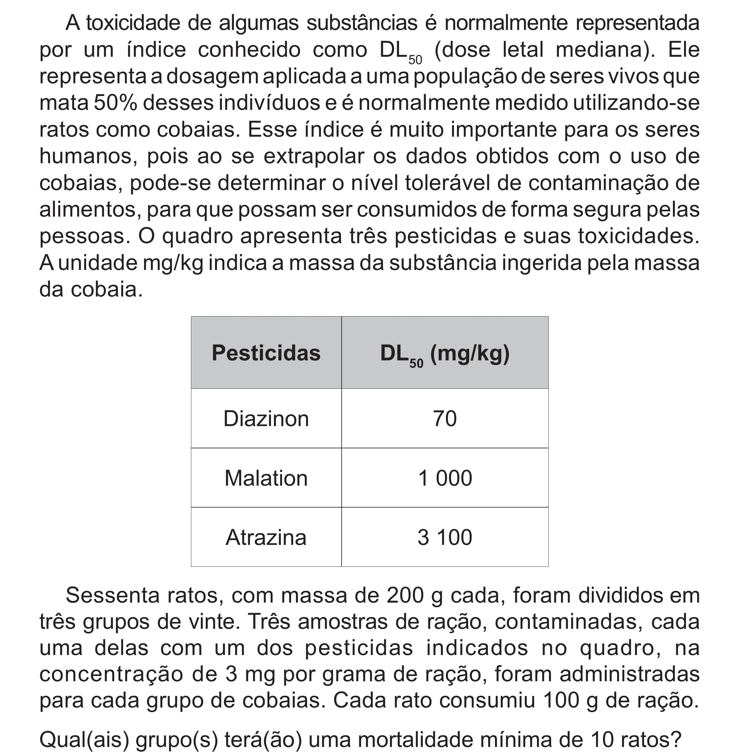 Enunciado original completo da questão 106 do ENEM 2017 - 2º Dia - Caderno 5 – Amarelo (Superampliada) – Aplicação regular, página 15.