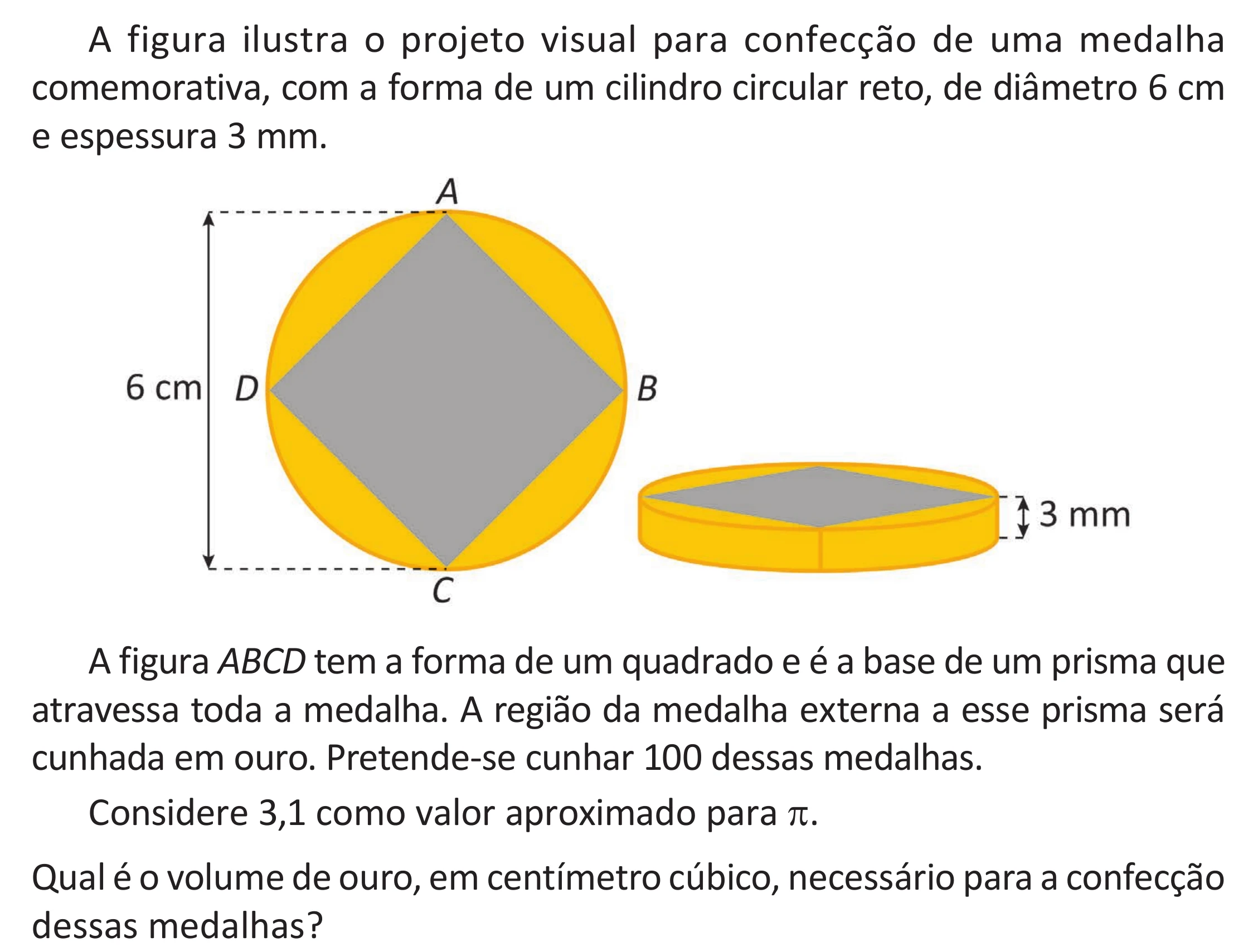 Enunciado original completo da questão 175 do ENEM 2025 - 2º Dia – Caderno 11 – Laranja (Braile e ledor) – Aplicação Regular - (Superampliada), página 90.