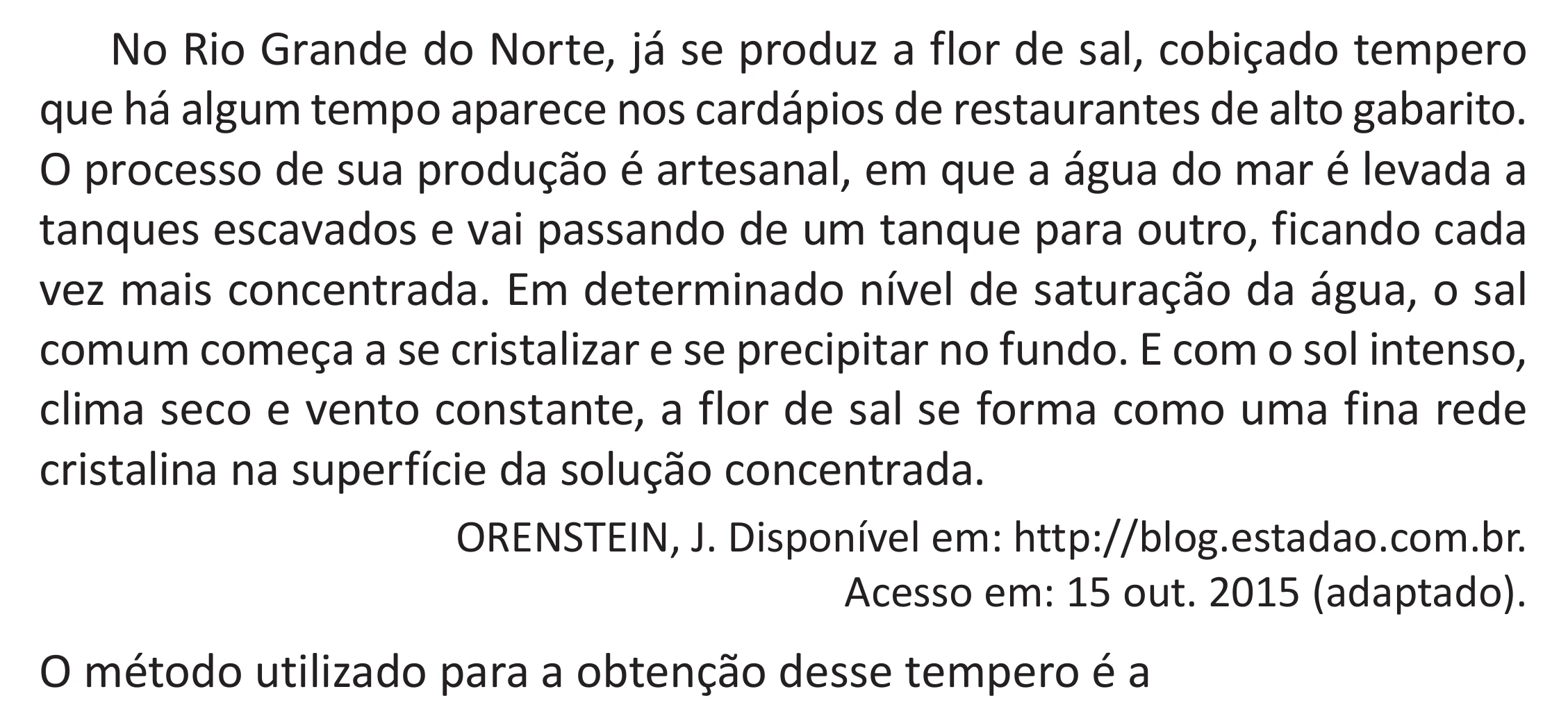 Enunciado original completo da questão 111 do ENEM 2025 - 2º Dia – Caderno 11 – Laranja (Braile e ledor) – Aplicação Regular - (Superampliada) - Belém, Ananindeua e Marituba, página 23.