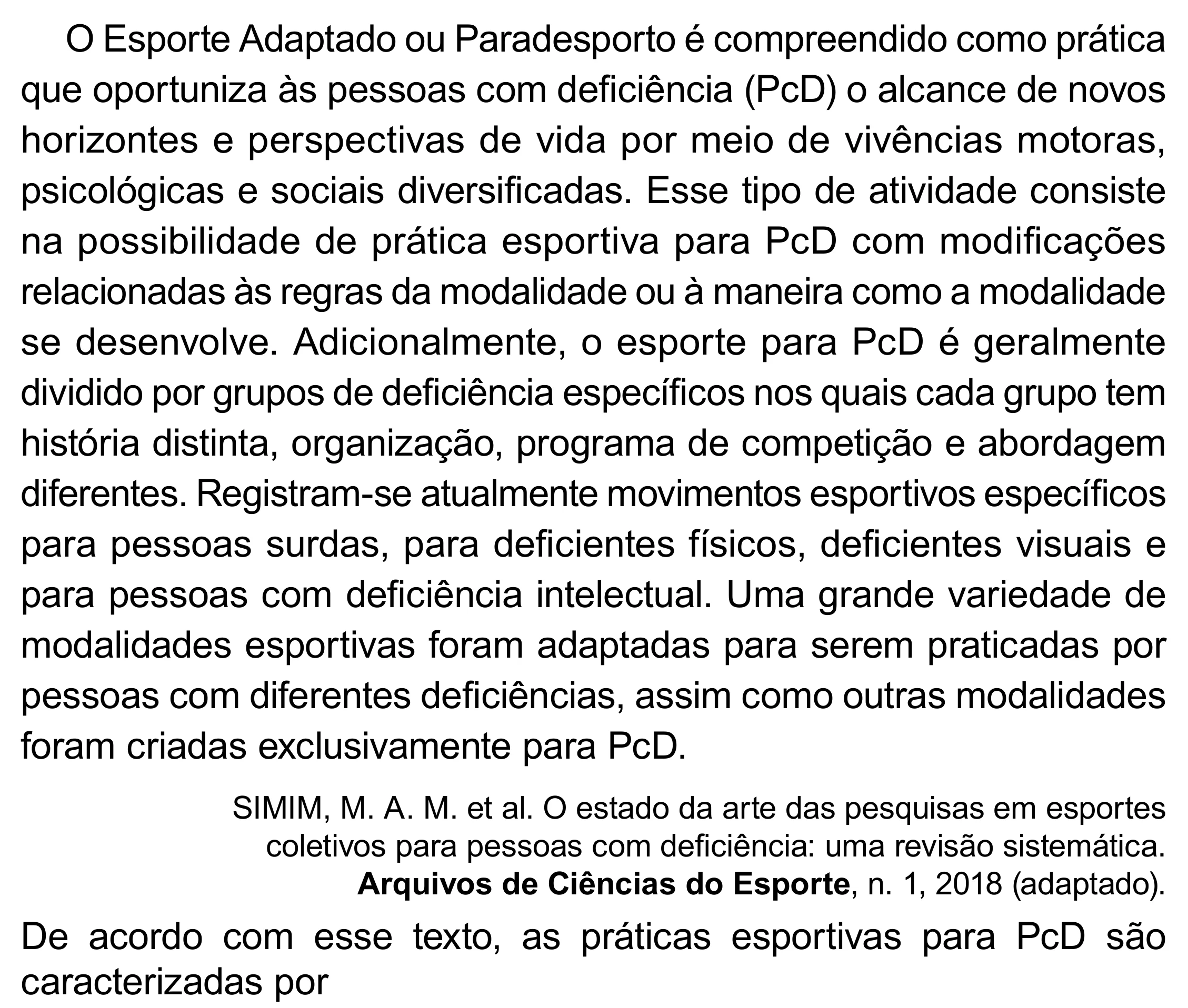 Enunciado original completo da questão 14 do ENEM 2023 - 1º Dia – Caderno 4 – Rosa (Superampliada) – Reaplicação/PPL, página 20.