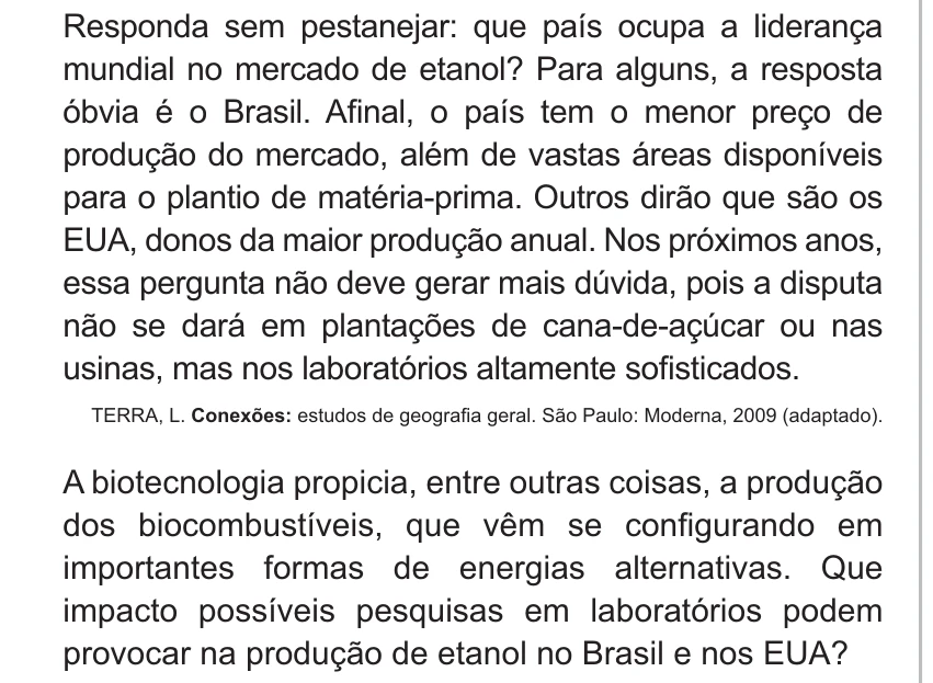 Enunciado original completo da questão 11 do ENEM 2010 - 1º Dia – Caderno 2 – Amarelo – Reaplicação/PPL, página 5.