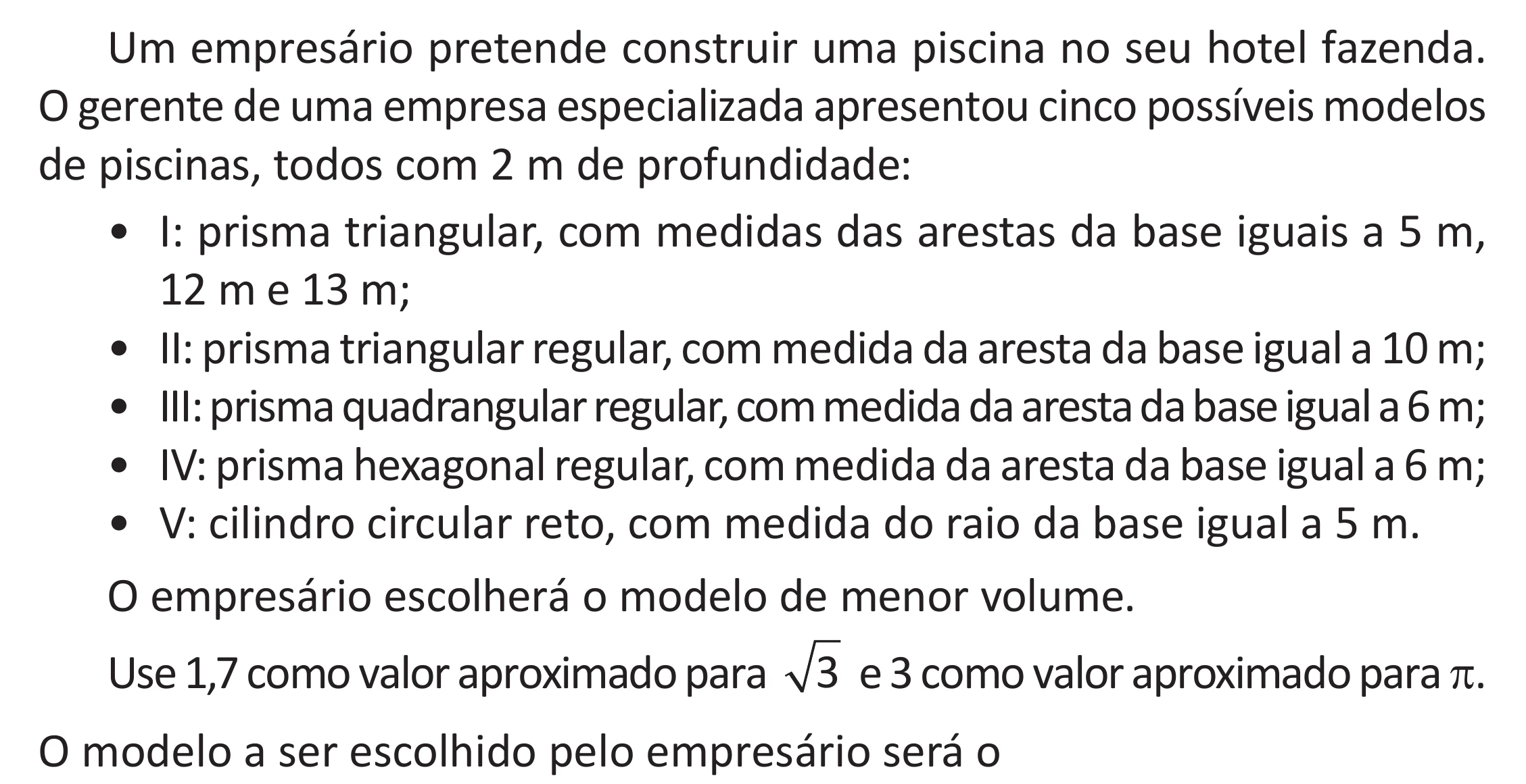 Enunciado original completo da questão 165 do ENEM 2025 - 2º Dia – Caderno 11 – Laranja (Braile e ledor) – Reaplicação - (Superampliada), página 80.