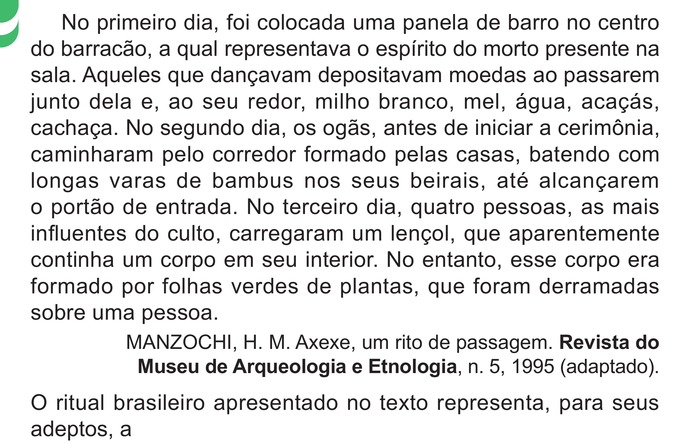 Enunciado original completo da questão 64 do ENEM 2024 - 1º Dia – Caderno 4 – Verde – Aplicação Regular - (Superampliada), página 74.