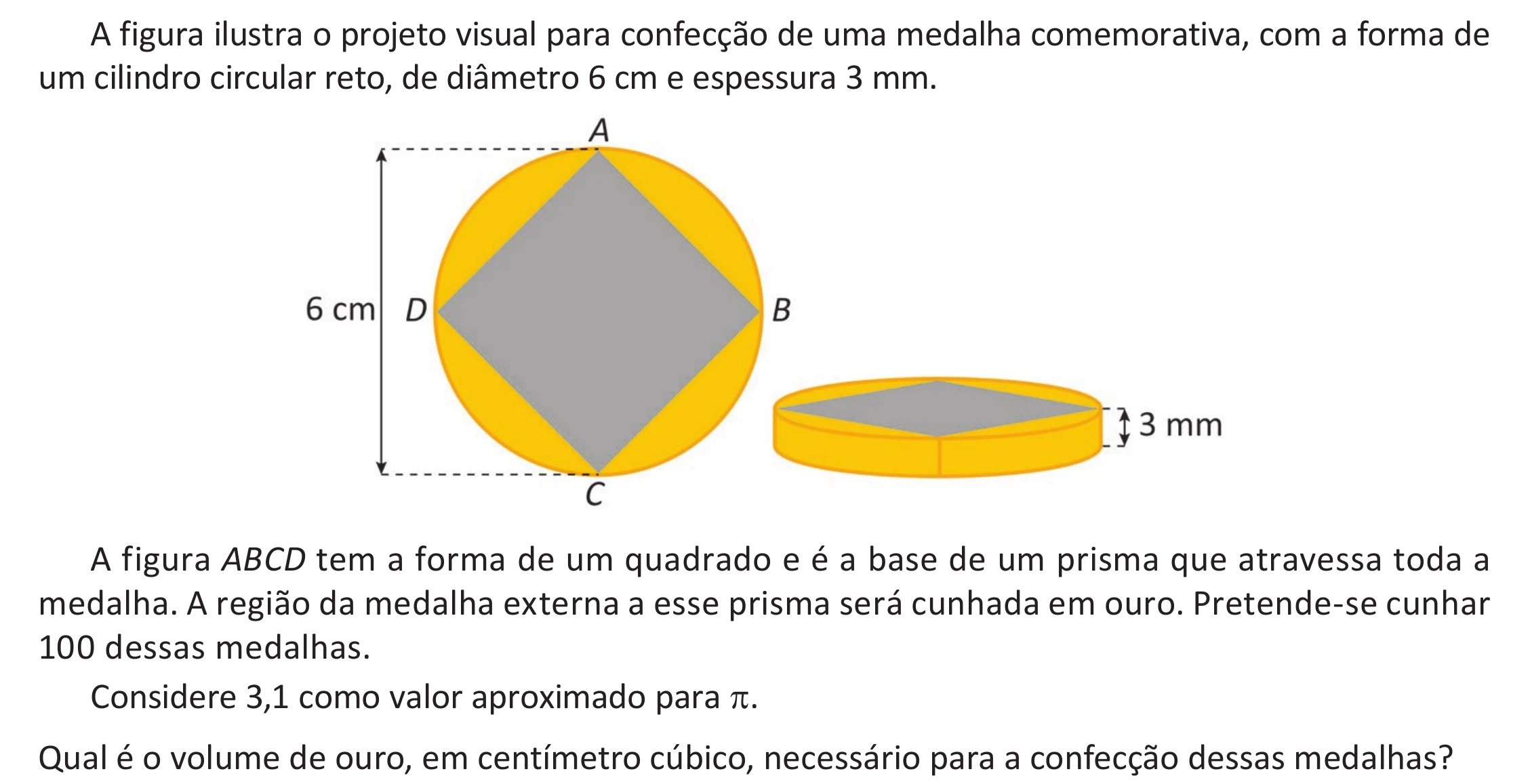 Enunciado original completo da questão 175 do ENEM 2025 - 2º Dia – Caderno 12 – Roxo (Libras) – Aplicação Regular - (Ampliada), página 59.