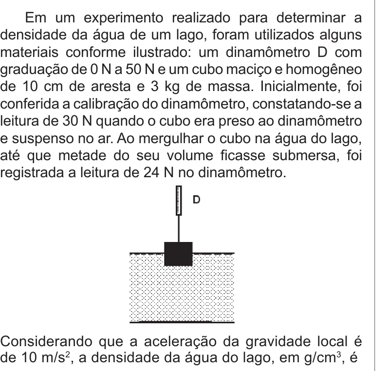 Enunciado original completo da questão 73 do ENEM 2011 - 1º Dia - Caderno 1 - Azul – Aplicação regular, página 25.