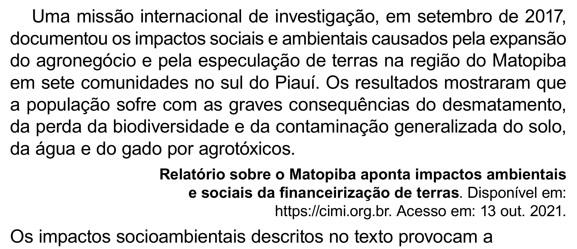 Enunciado original completo da questão 89 do ENEM 2023 - 1º Dia – Caderno 4 – Rosa (Superampliada) – Reaplicação/PPL, página 94.