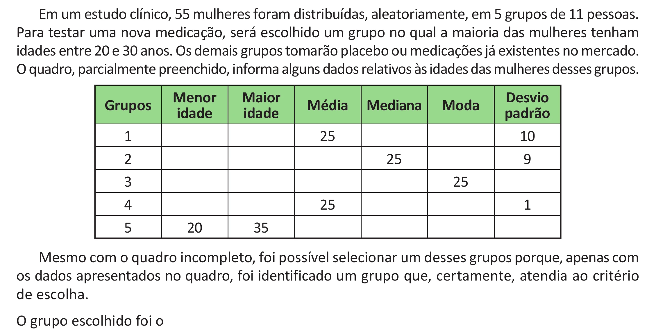 Enunciado original completo da questão 158 do ENEM 2025 - 2º Dia – Caderno 11 – Laranja (Braile e ledor) – Aplicação Regular - (Ampliada), página 49.