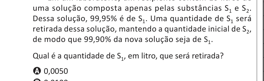 Enunciado original completo da questão 144 do ENEM 2025 - 2º Dia – Caderno 6 – Cinza – Aplicação Regular, página 19.
