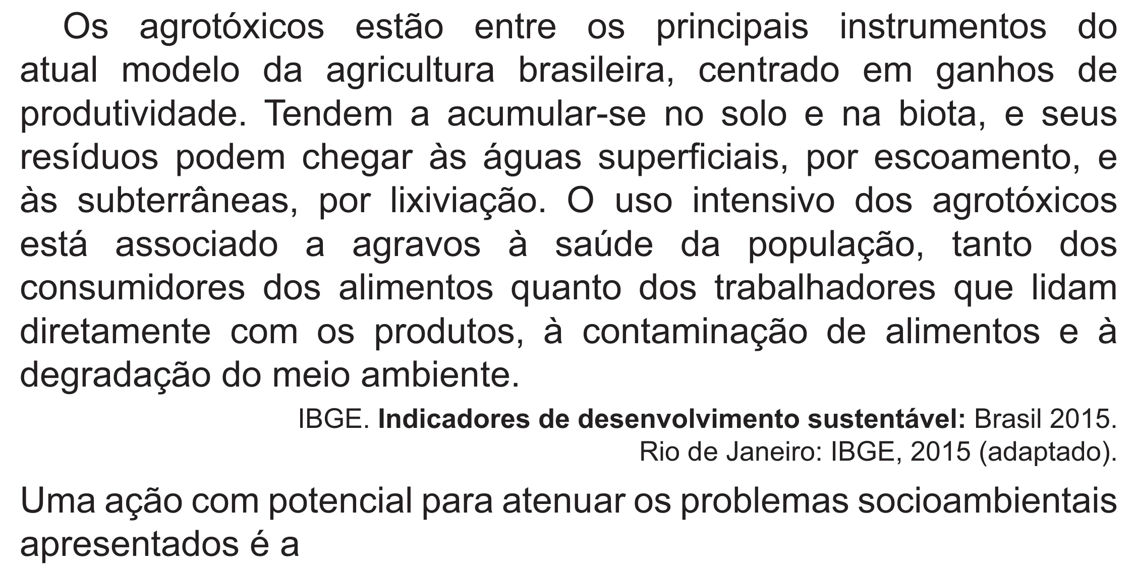 Enunciado original completo da questão 79 do ENEM 2021 - 1º Dia – Caderno 2 – Amarelo (Superampliada) – Reaplicação/PPL/Segunda Oportunidade, página 73.
