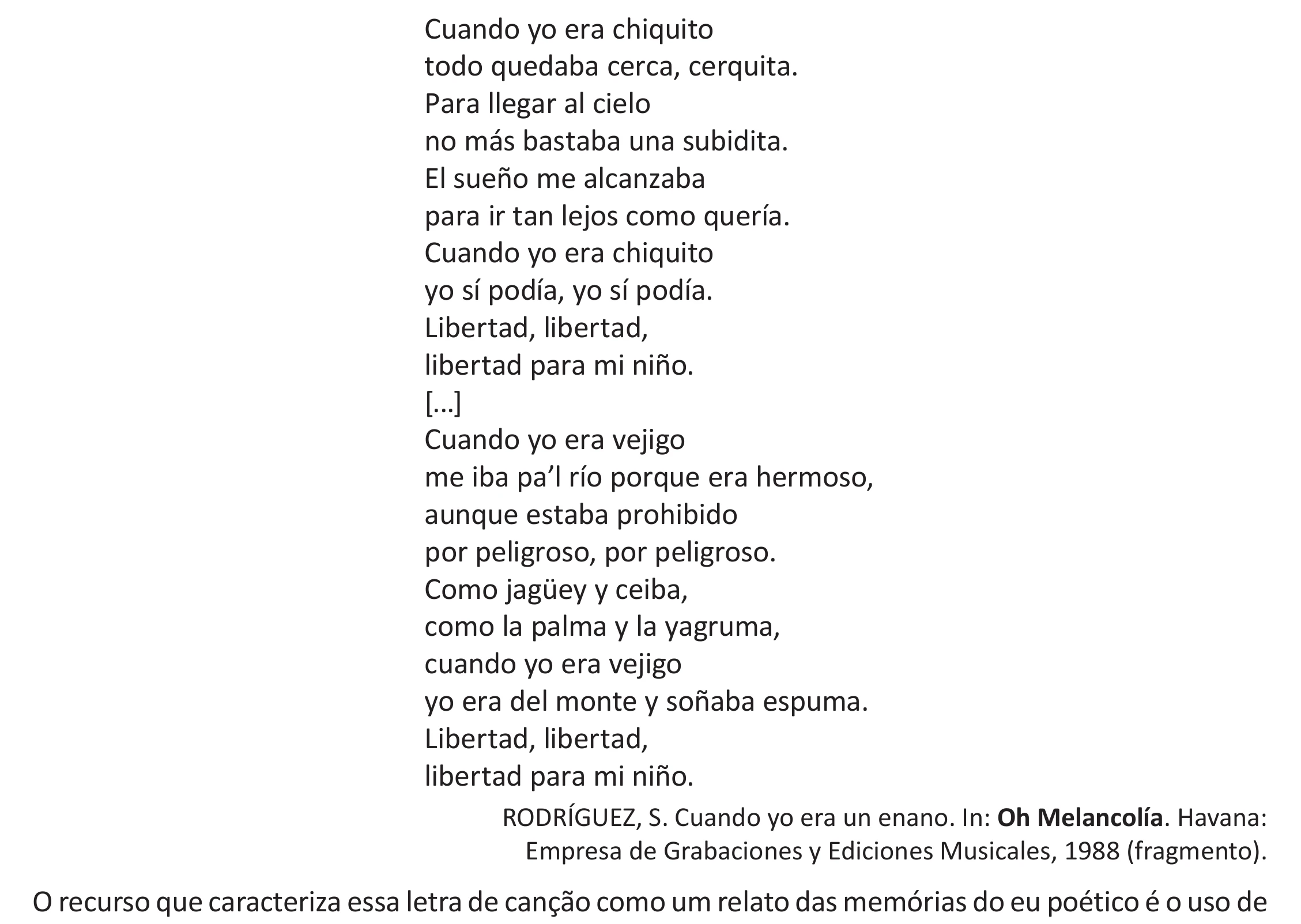 Enunciado original completo da questão 5 (espanhol) do ENEM 2025 - 1º Dia – Caderno 9 – Laranja (Braile e ledor) – Aplicação Regular - (Ampliada), página 9.