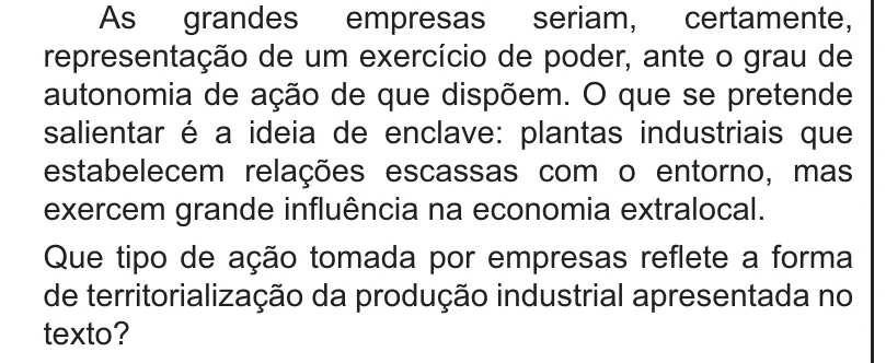 Enunciado original completo da questão 65 do ENEM 2021 - 1º Dia – Caderno 9 – Laranja (Braile e ledor) – Aplicação Regular, página 29.