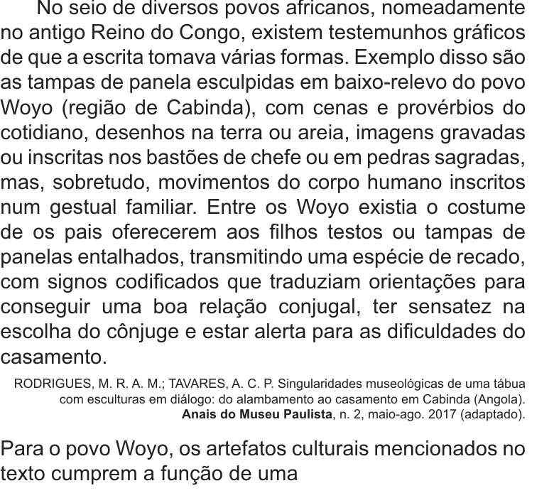 Enunciado original completo da questão 90 do ENEM 2021 - 1º Dia – Caderno 3 – Branco – Aplicação Regular, página 31.