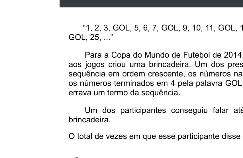 Enunciado original completo da questão 142 do ENEM 2020 - 2º Dia - Caderno 5 – Amarelo – Aplicação digital, página 57.