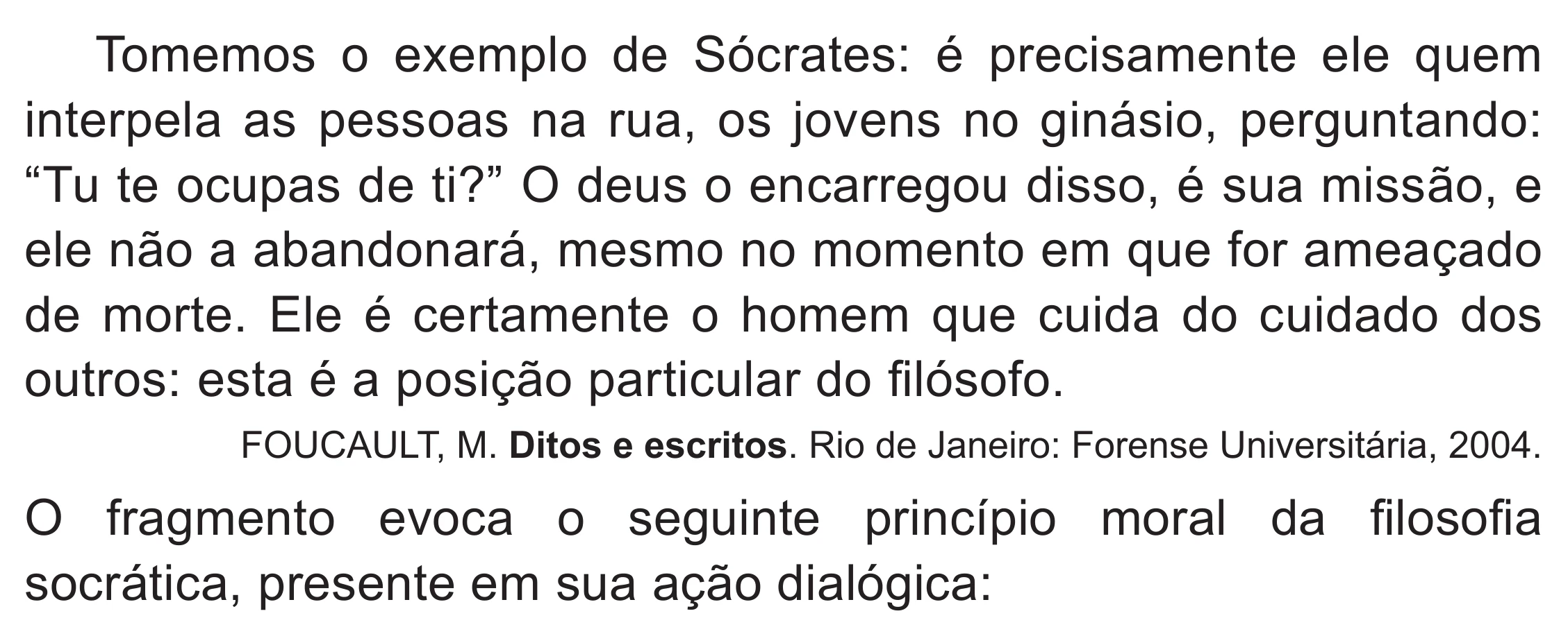 Enunciado original completo da questão 82 do ENEM 2019 - 1º Dia – Caderno 1 – Azul (Superampliada) – Reaplicação/PPL, página 75.