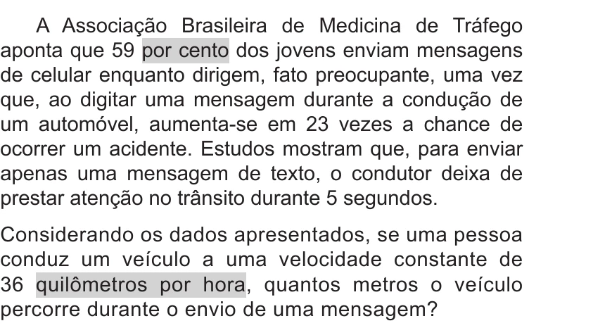 Enunciado original completo da questão 83 do ENEM 2016 - 1º Dia - Caderno 3 - Branco – Aplicação regular - Ledor, página 28.